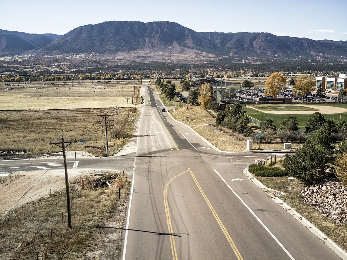 Existing view of Higby Road