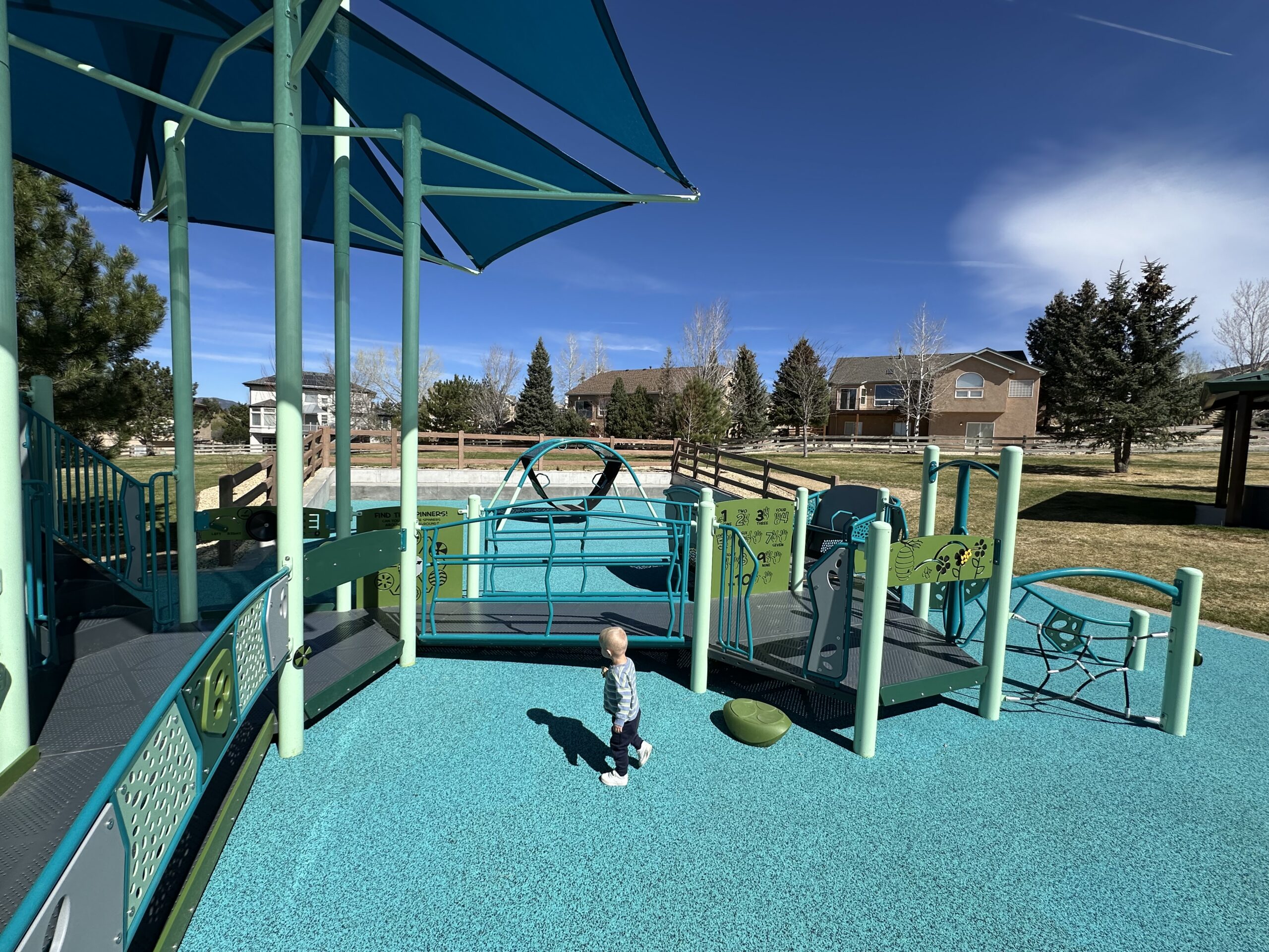 Image of a child playing at Vension Park